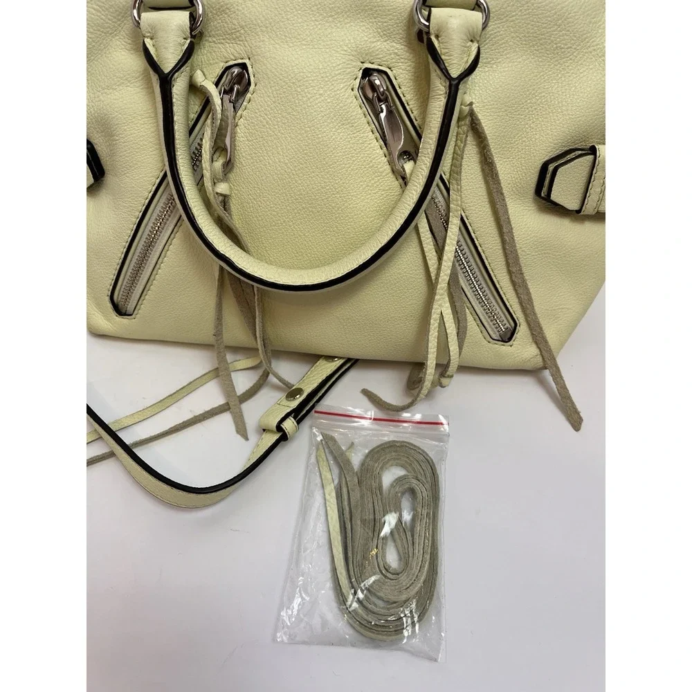 Rebecca Minkoff Shoulder Bag In Honeydoo Large Purse Handbag Leather - Picture 2 of 13